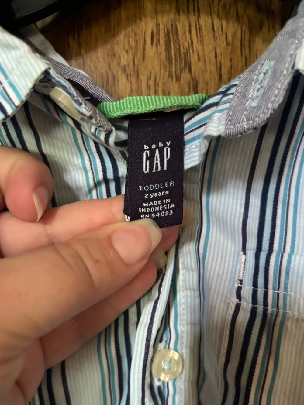Baby Gap Striped Button-Up Shirt | Toddler Boys 2T
